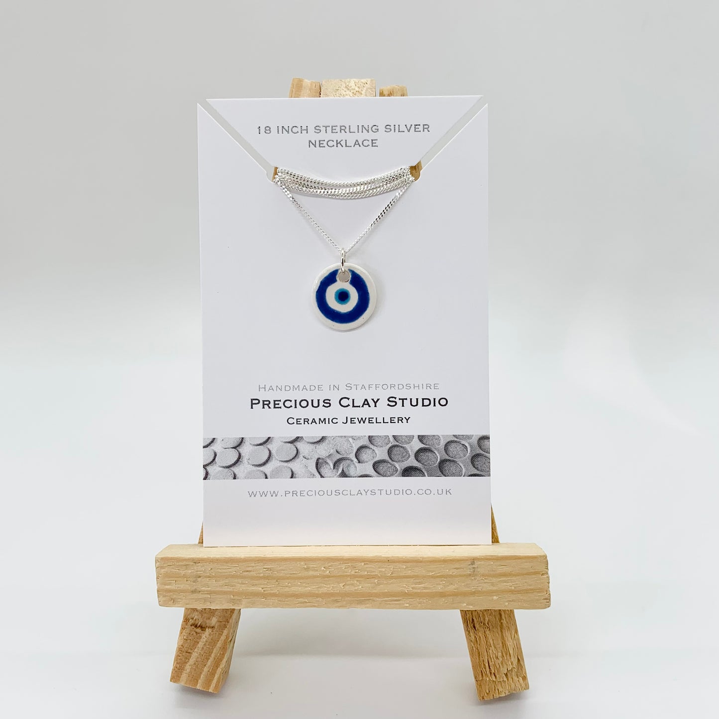 Greek eye necklace