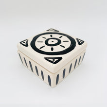 Load image into Gallery viewer, Trinket Box - Black Square
