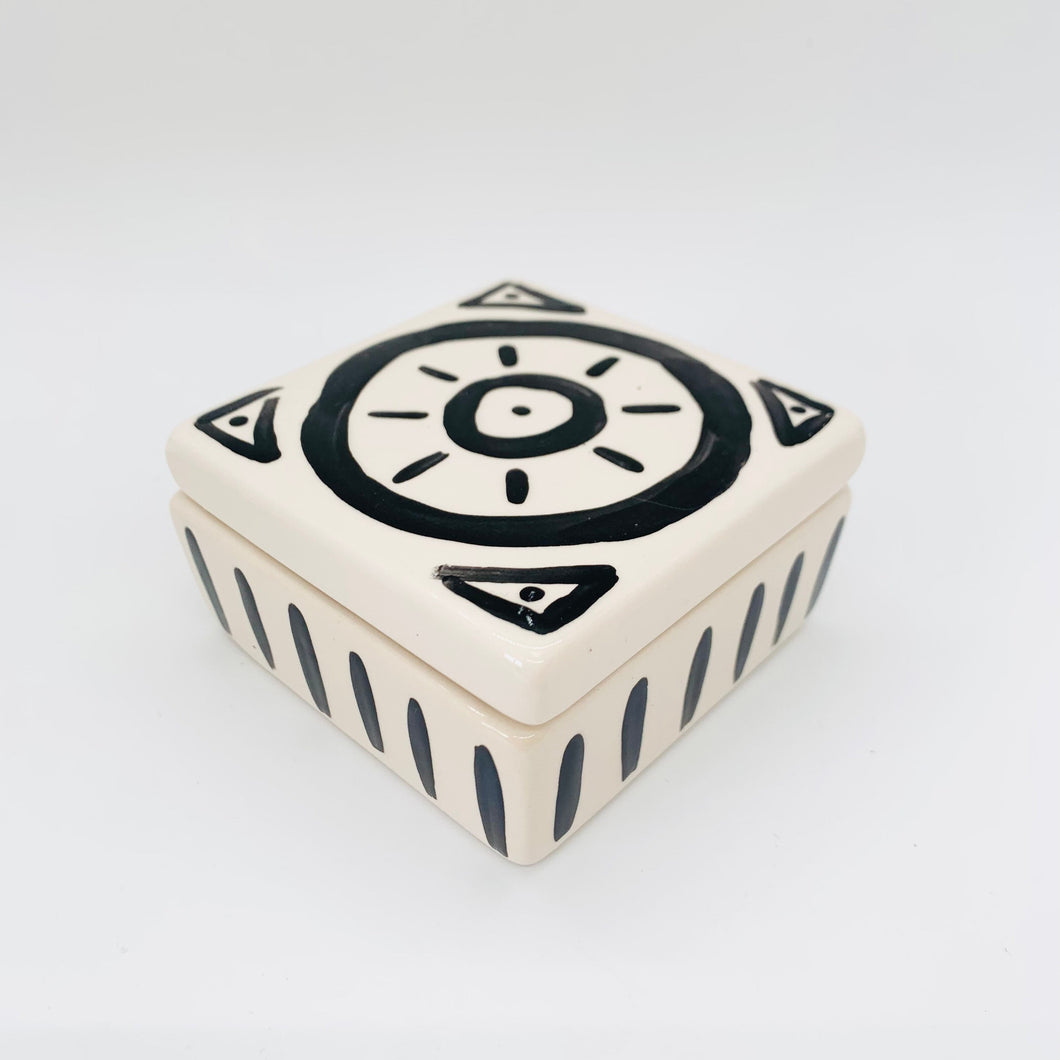 Trinket Box - Black Square