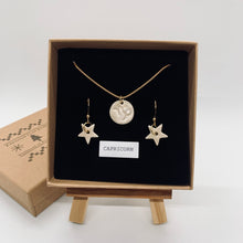 Load image into Gallery viewer, Gift Set - Zodiac Necklace &amp; Star Earrings (Gold Plated)
